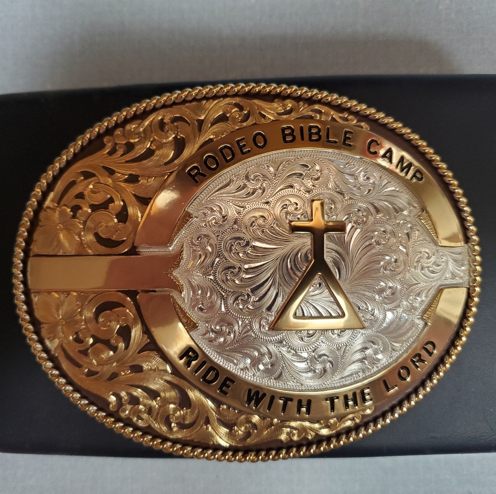 Montana Silversmiths Rodeo Bible Camp Buckle